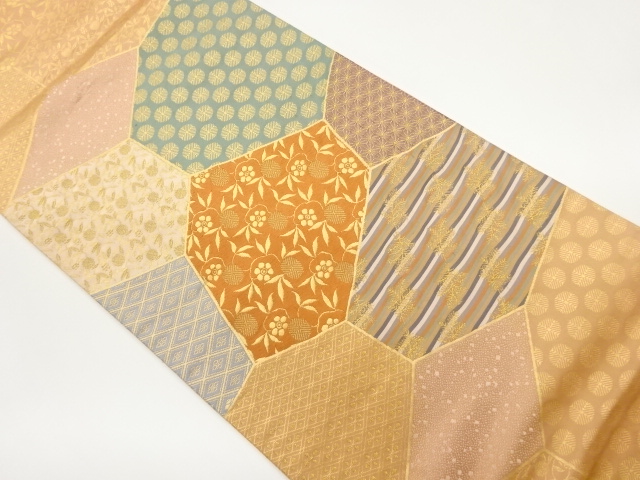 JAPANESE FUKURO OBI / WOVEN CLASSICAL PATTERN